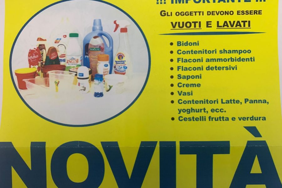 Ecocentro Serta – nuova raccolta plastiche selezionate