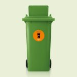 Contenitore giro verde 240 litri