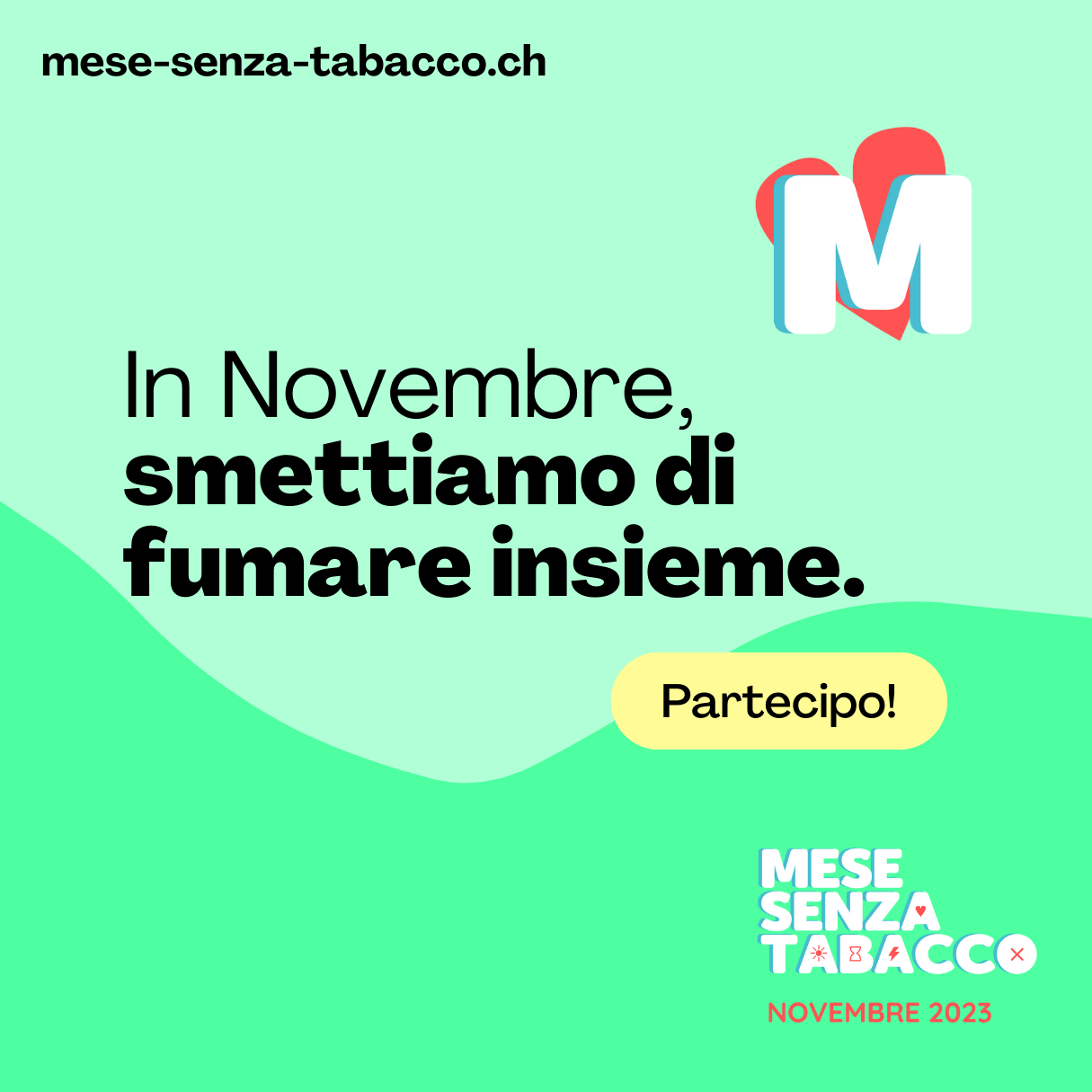 Mese senza tabacco – Novembre 2023