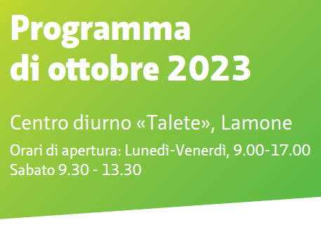 PRO SENECTUTE – programma ottobre