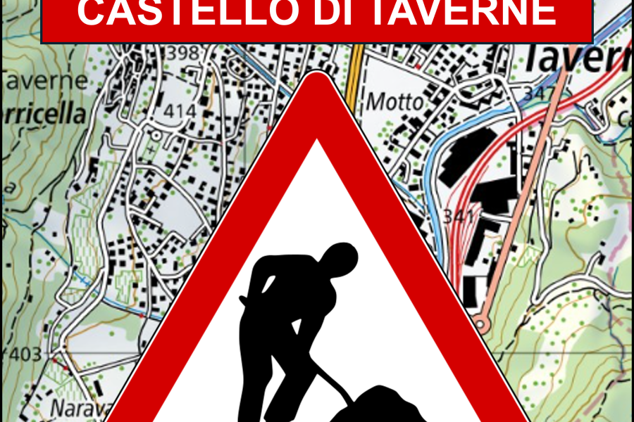Manutenzione sentiero rovine Castello di Taverne
