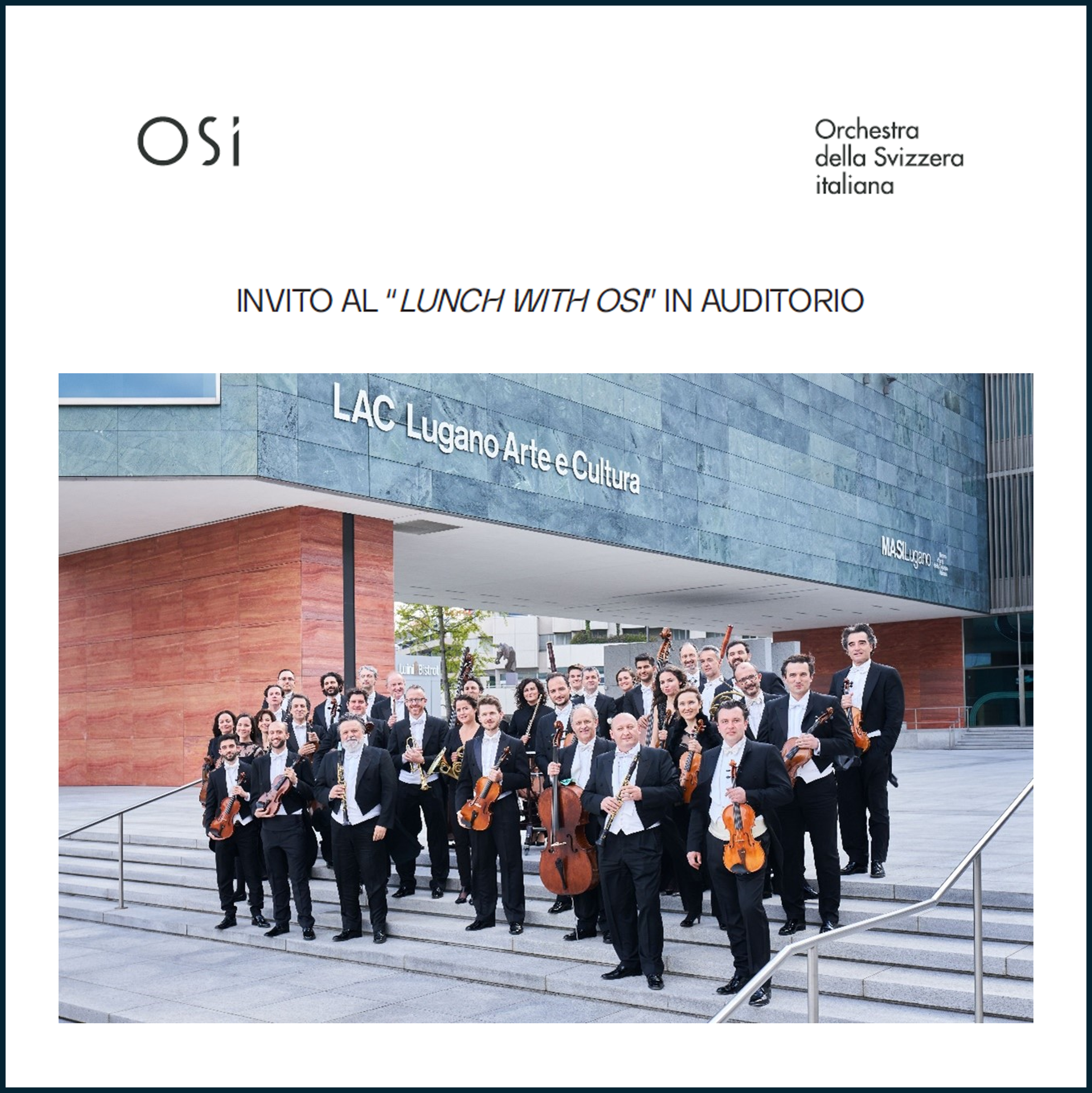 OSI – Inviti per l’autunno 2025, lunch with OSI