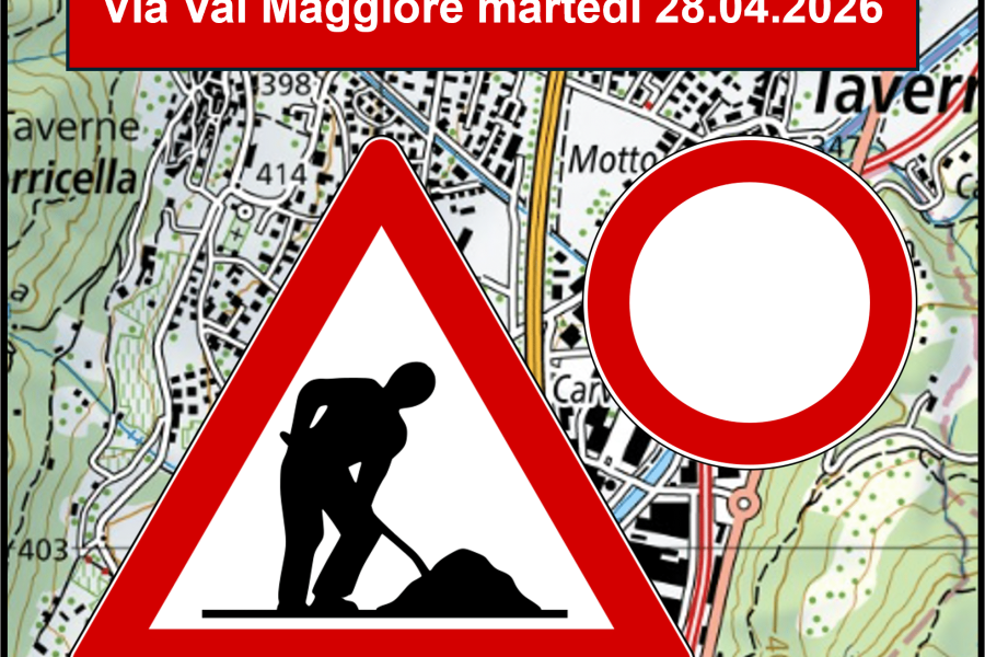 Avviso strada sbarrata Via Comunale – dal 27 al 28.04.2026