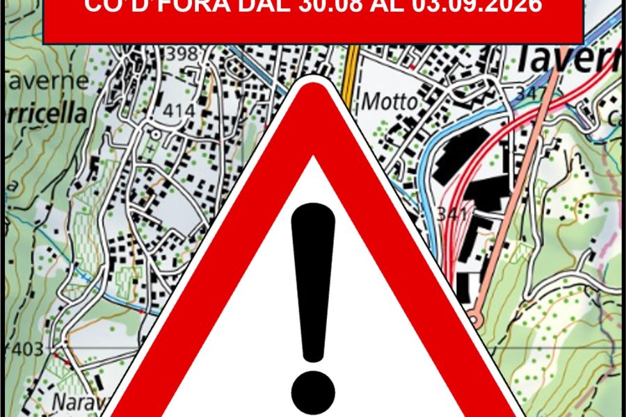 Avviso – Occupazione area pubblica in Co’d’Föra dal 30.08 al 03.09.2026