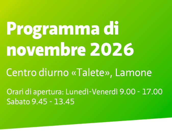 Centro diurno Talete – programma novembre 2026